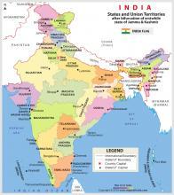 Political Map Of India